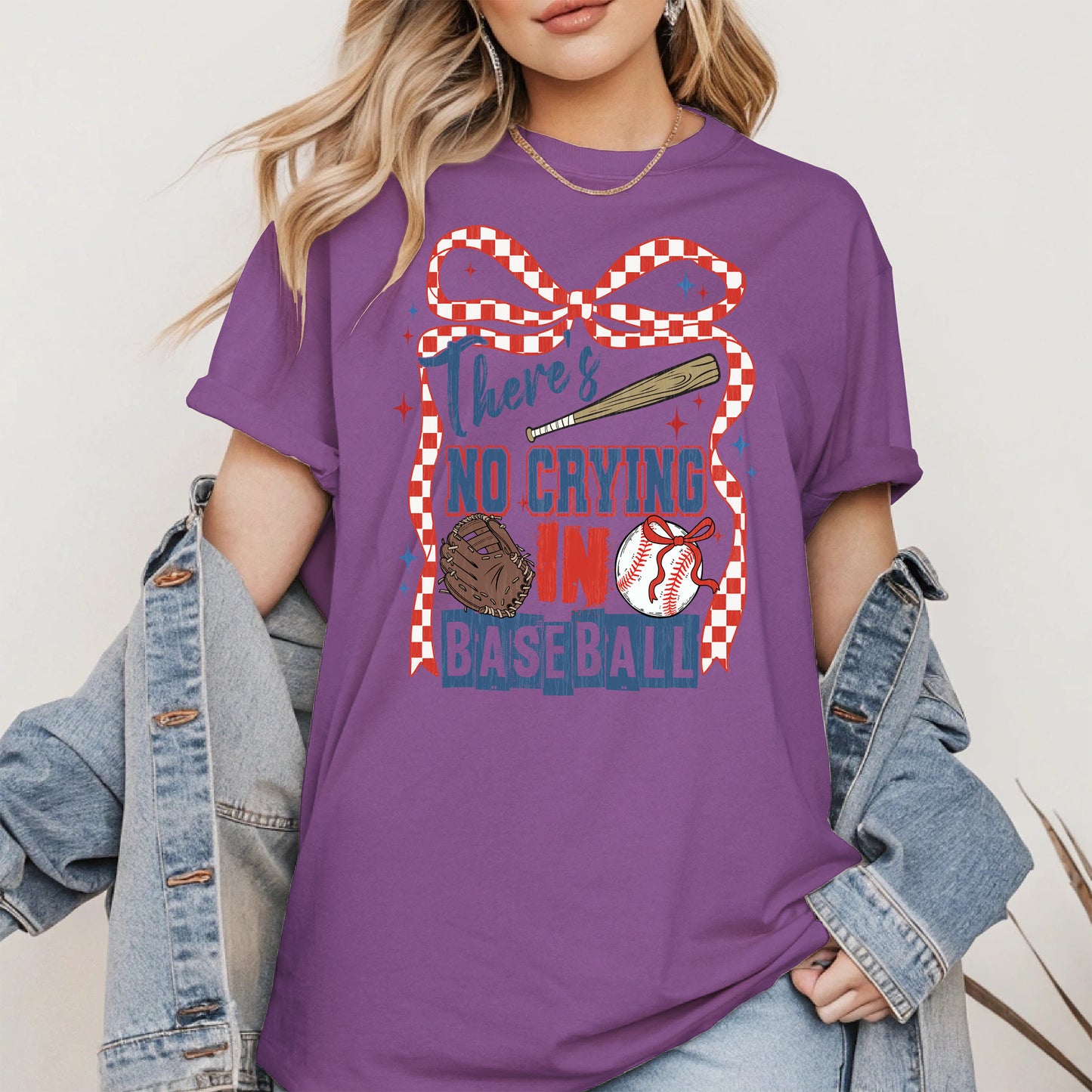 No Crying in Baseball Shirt Sport Tee Hoodie Sweatshirt Gift