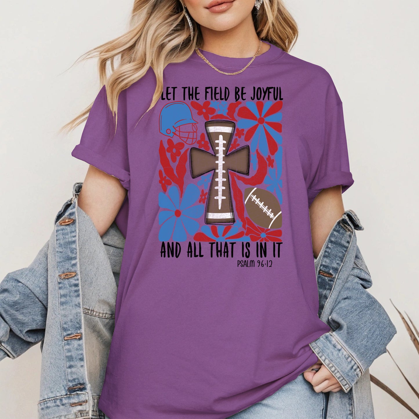 Faith Football Shirt Sport Tee Hoodie Sweatshirt Gift for Fans