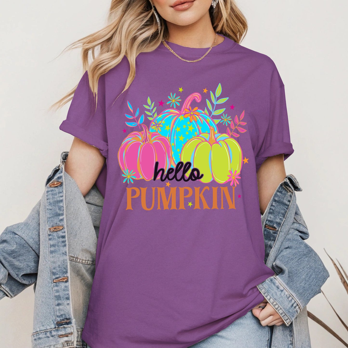 Pumpkin Neon halloween shirt