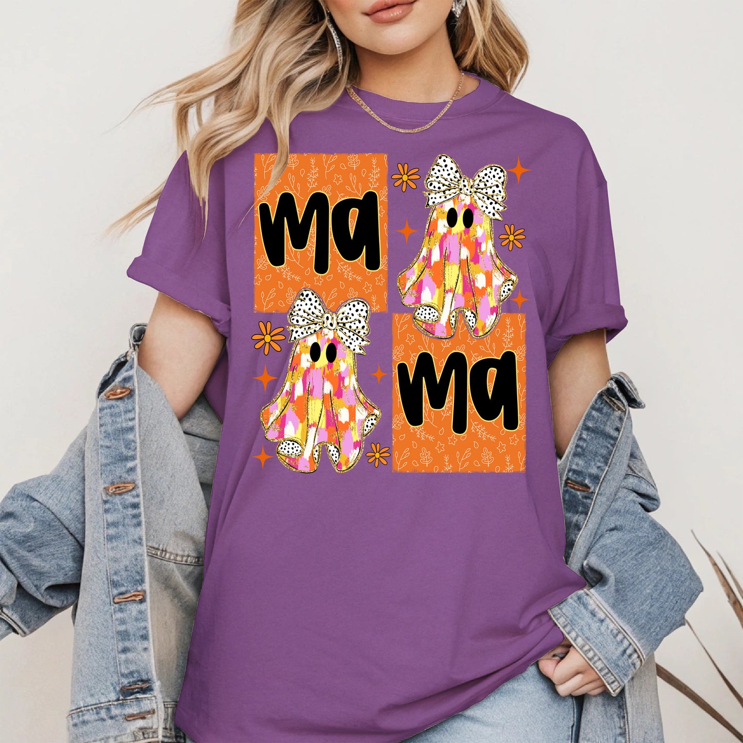 Mama Boo Ghost halloween shirt