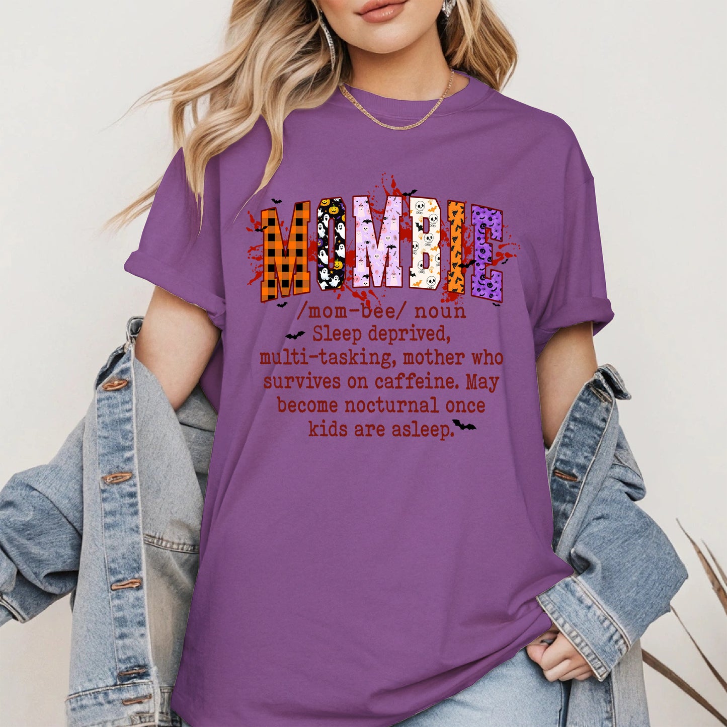 MOMBIE Halloween shirt and hoodie