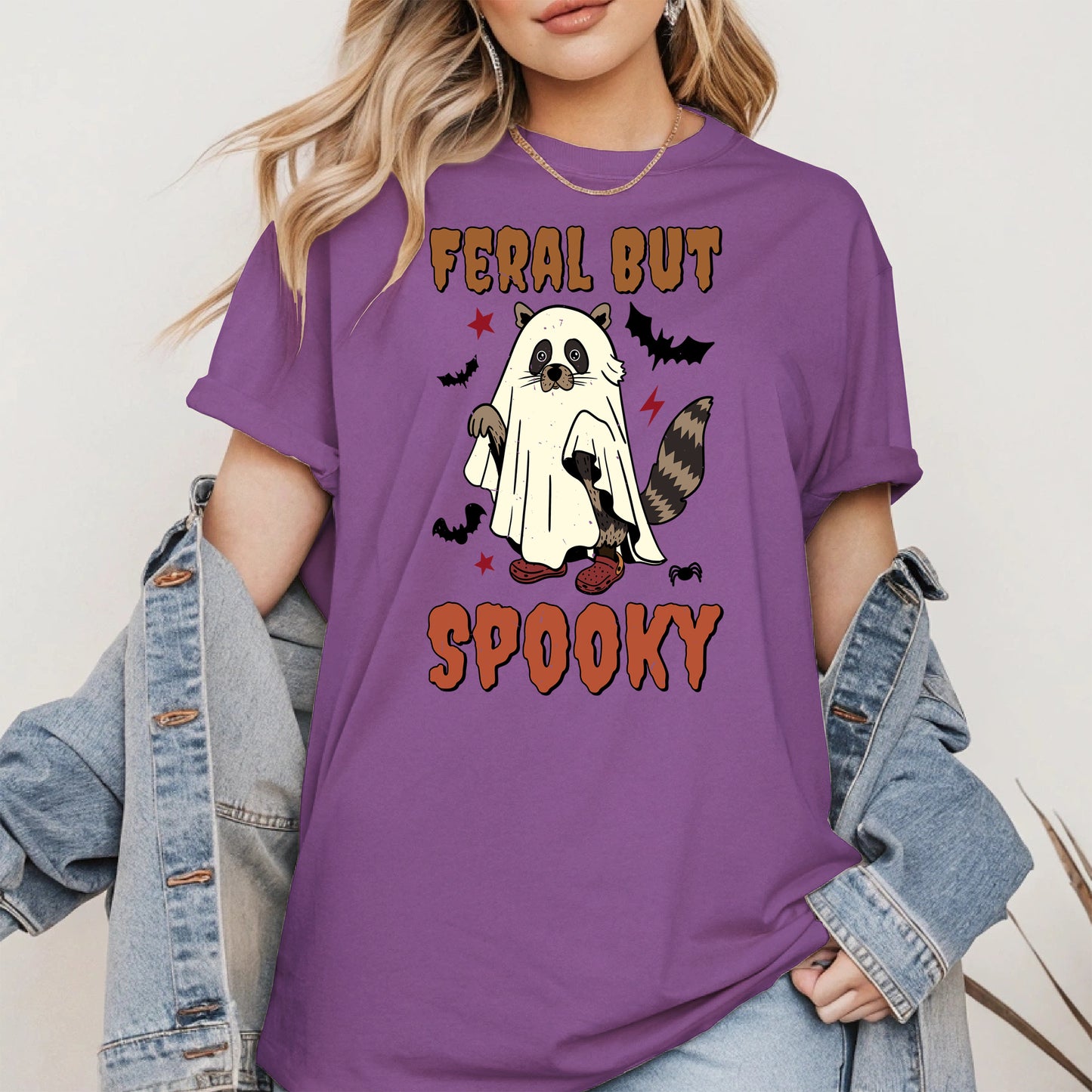 Feral But Spooky halloween shirt