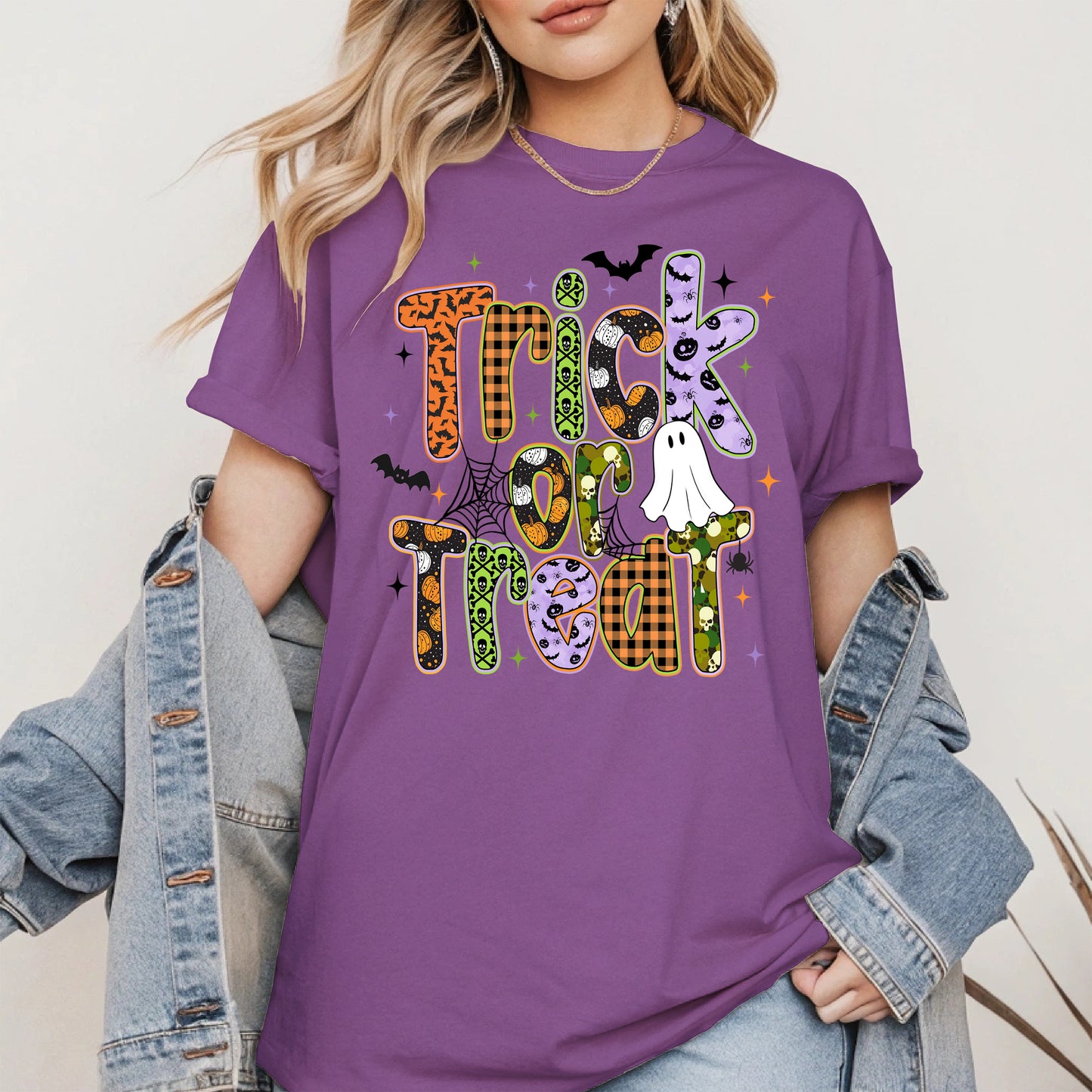 Trick or treat halloween shirt