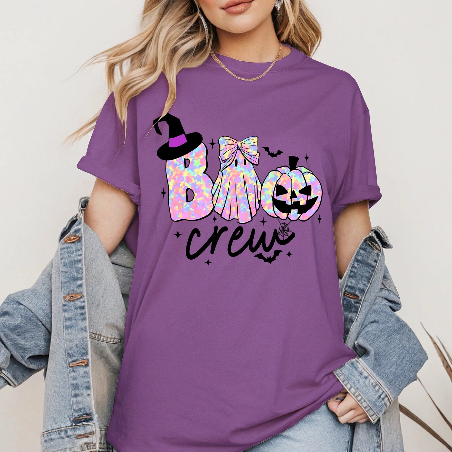 Boo Crew halloween shirt and hoodie