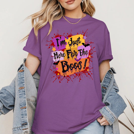I'm just here for the Boos halloween shirt