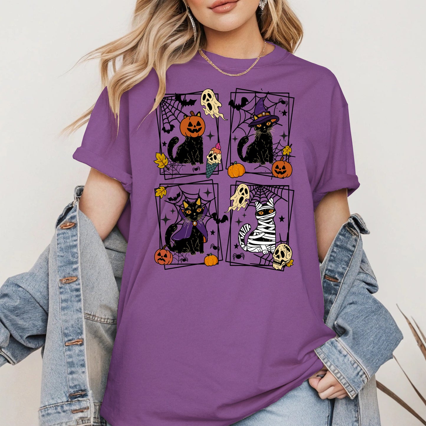 Black Cat Halloween shirt and hoodie