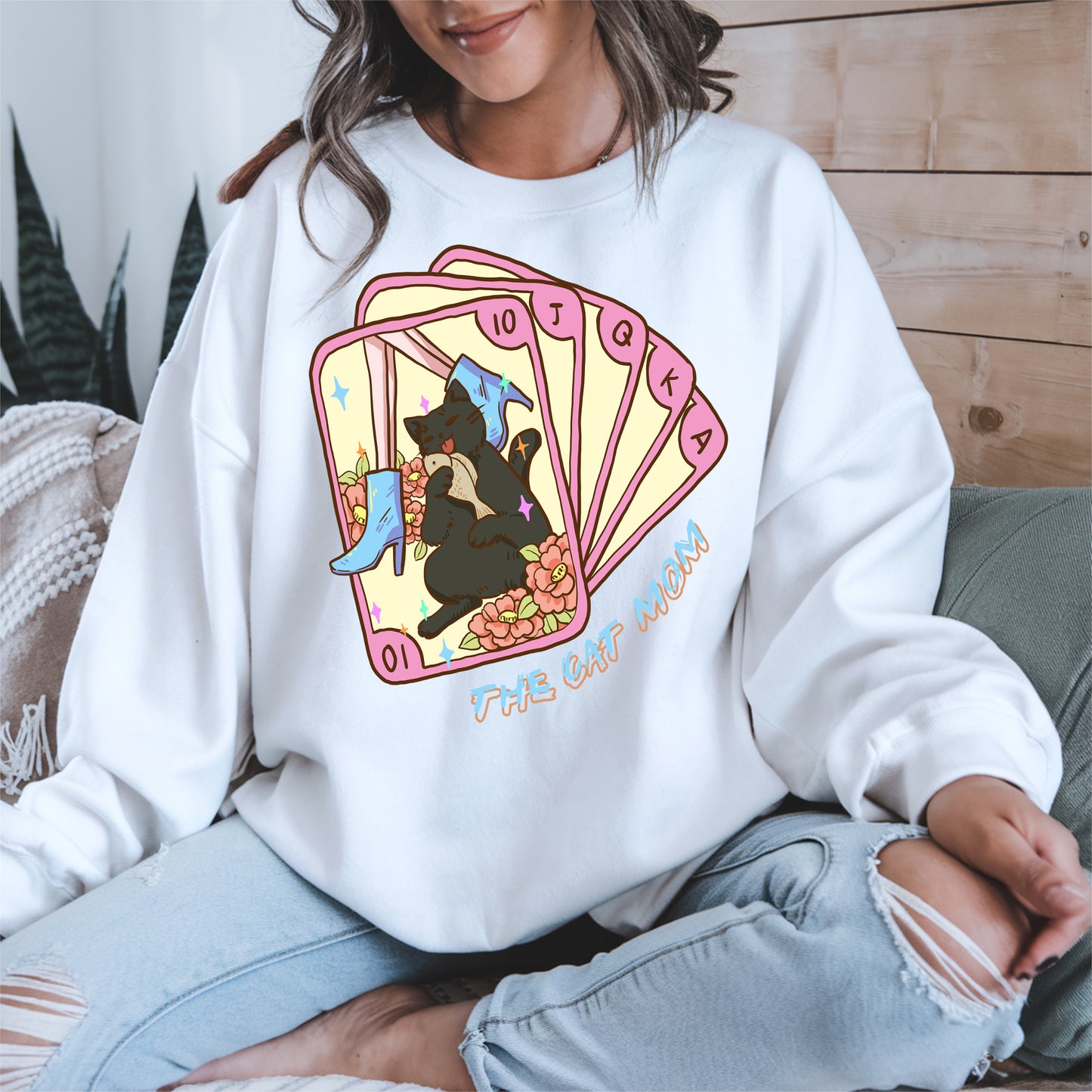 The Cat Mom Tarot Card Tee