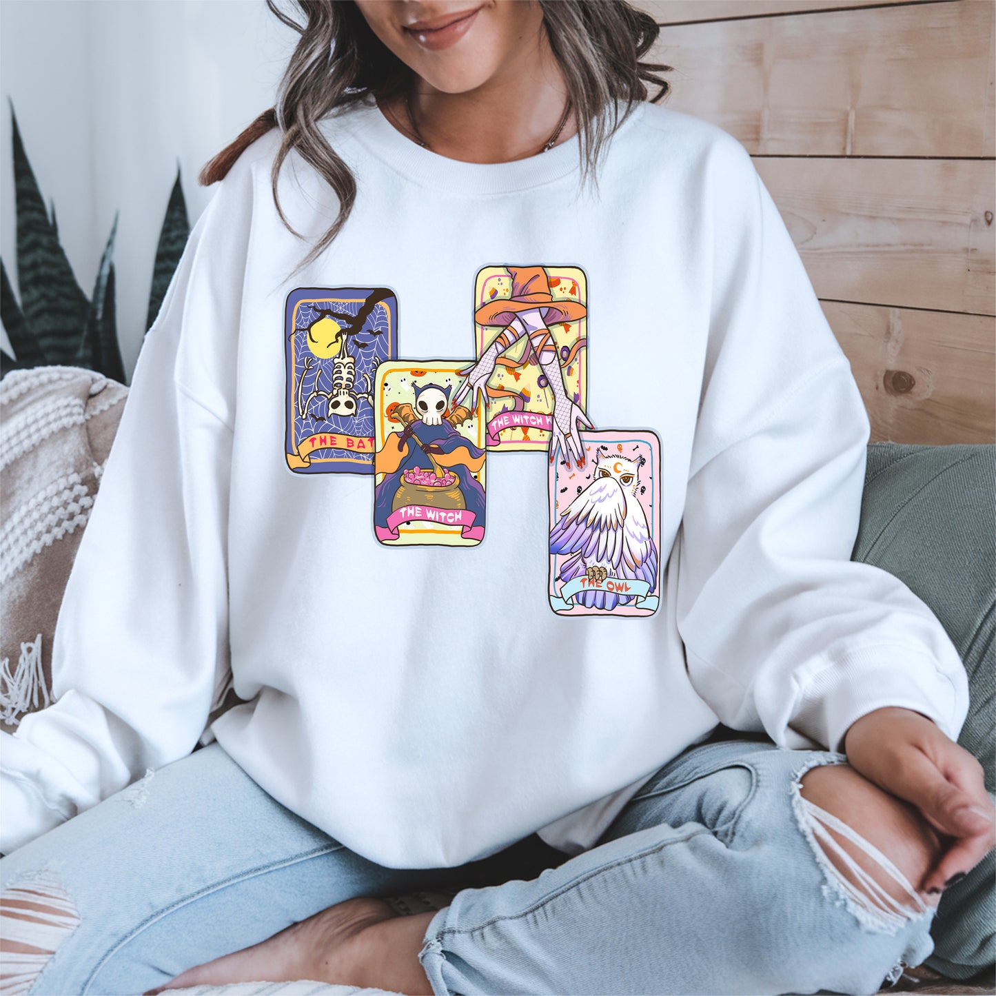 Halloween Tarot Card Trio Tee