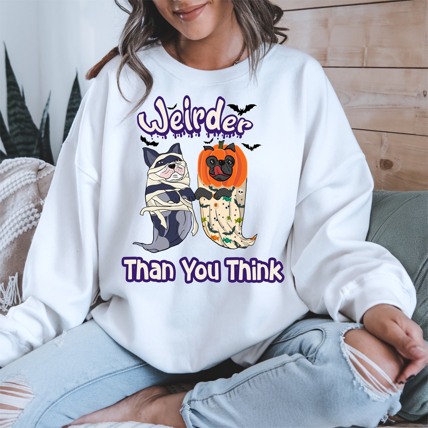 Weirder Than You Think Dog Ghost Tee
