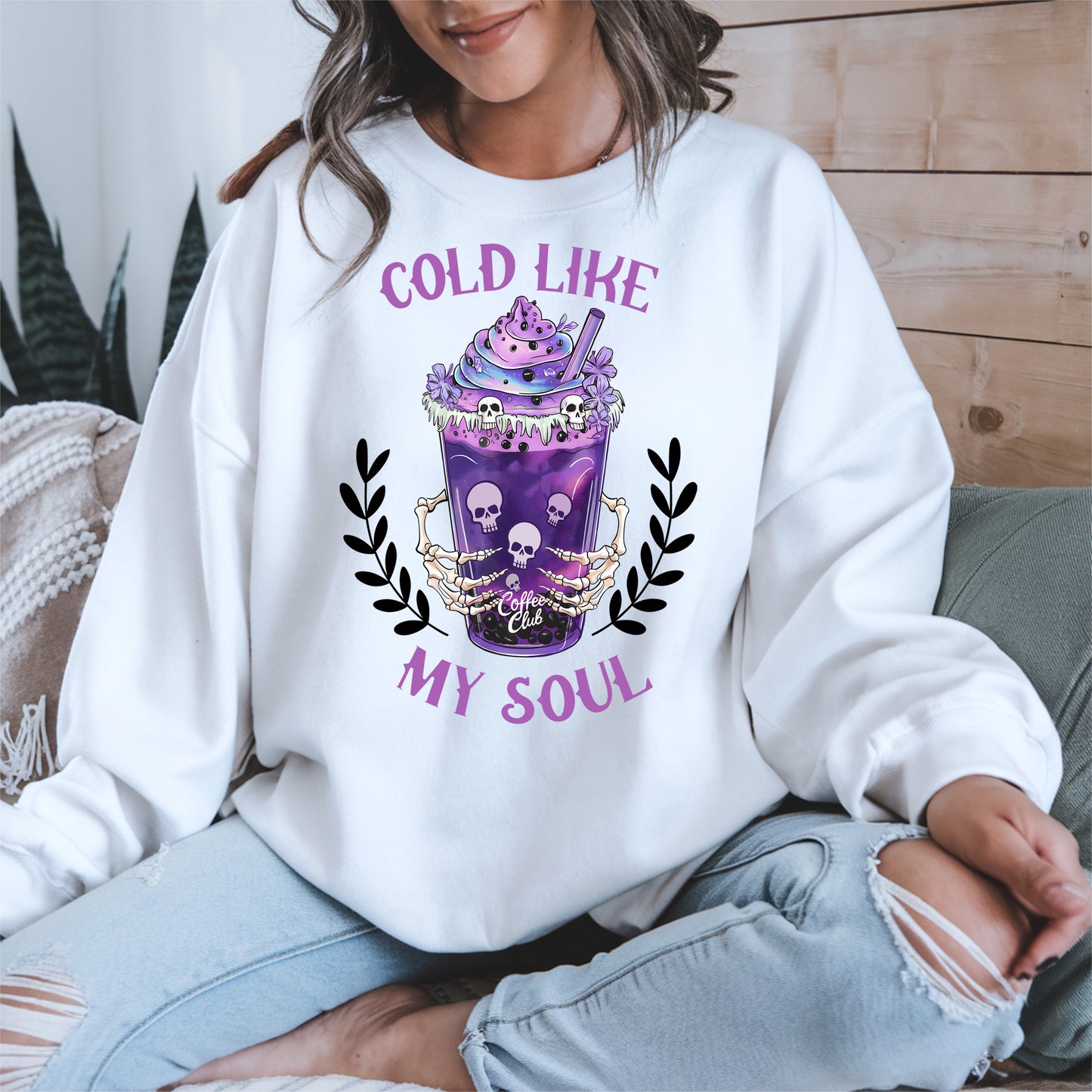Cold Like My Soul Iced Coffee Halloween Shirt