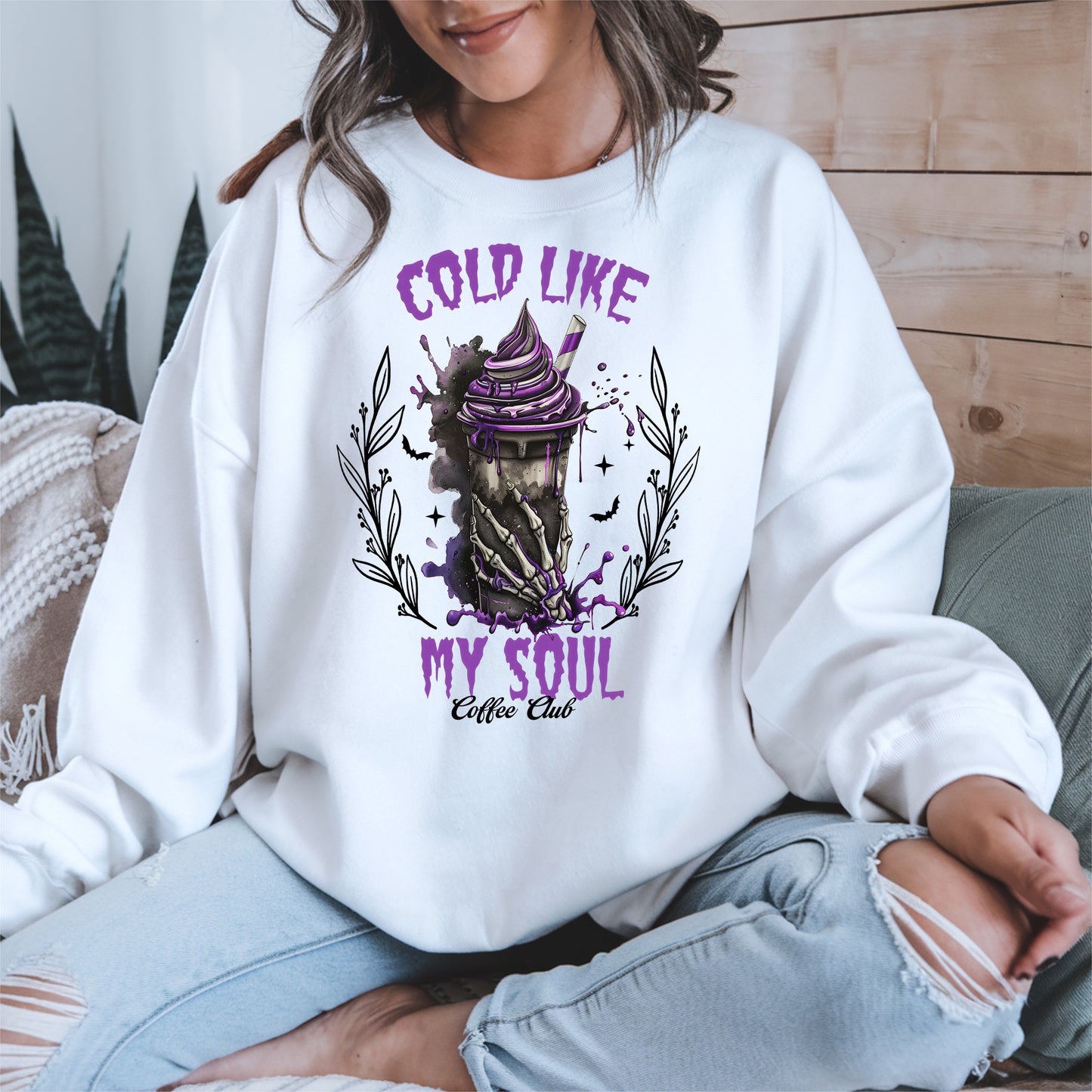 Cold Like My Soul Skeleton Drink Halloween Shirt