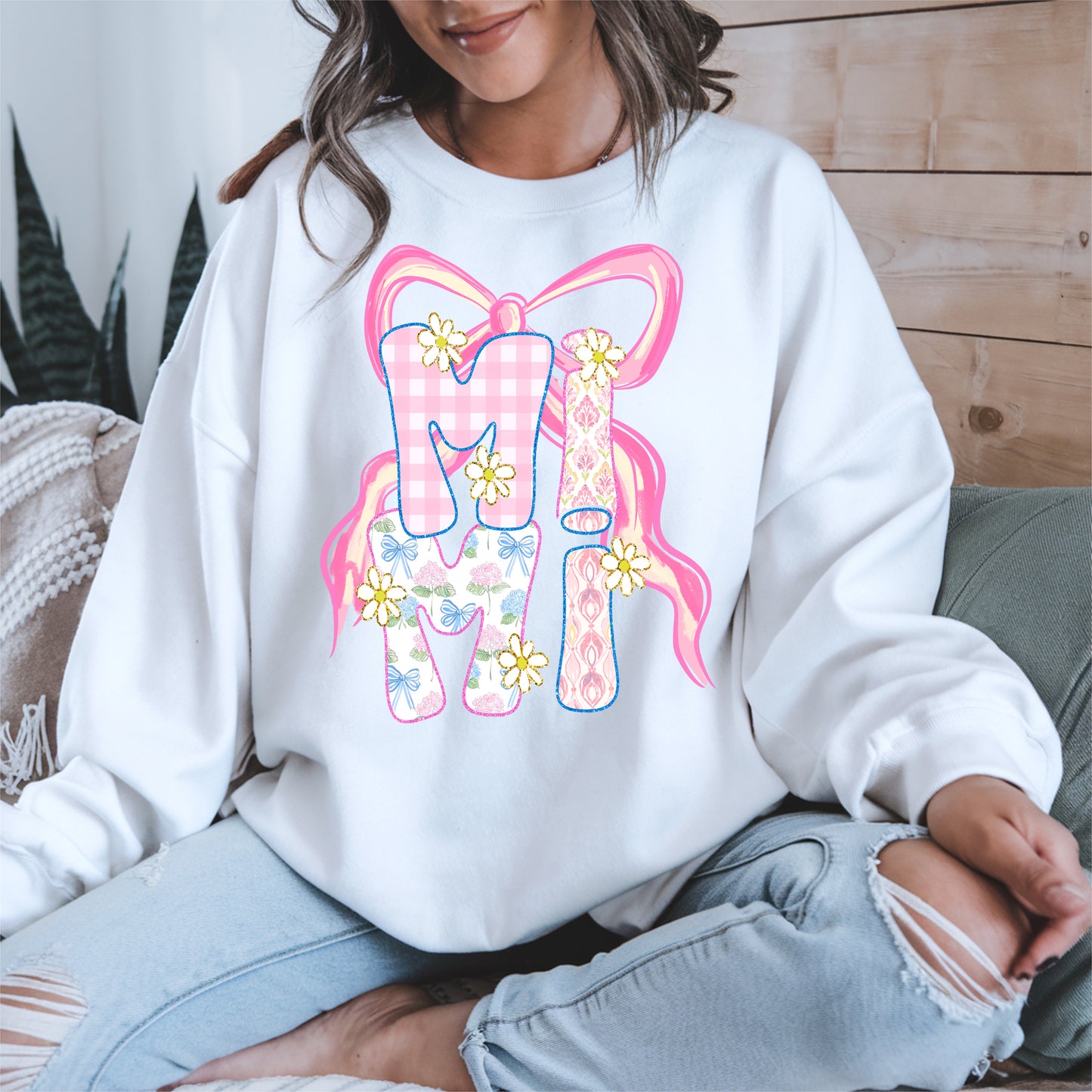 Cute MIMI Shirt Mother Tee Hoodie Sweatshirt Gift for Grandma