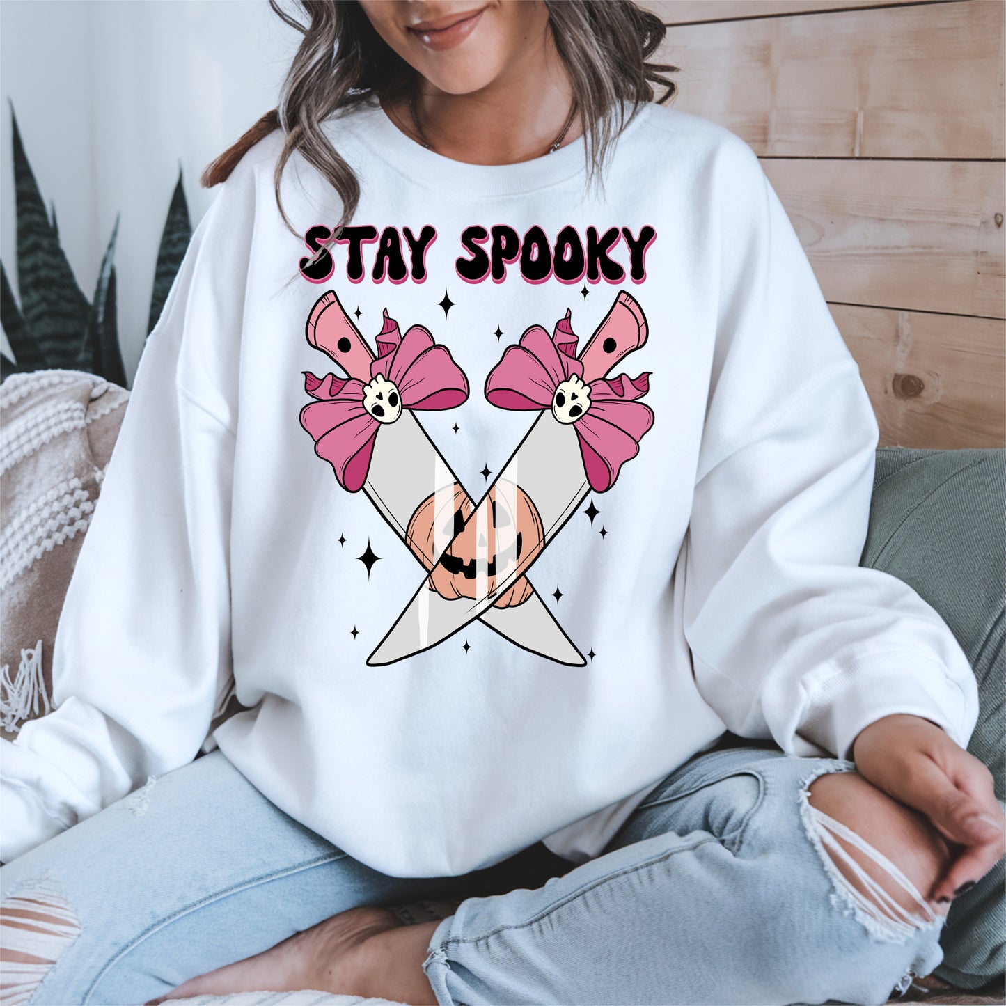 Stay Spooky Knife Halloween Shirt