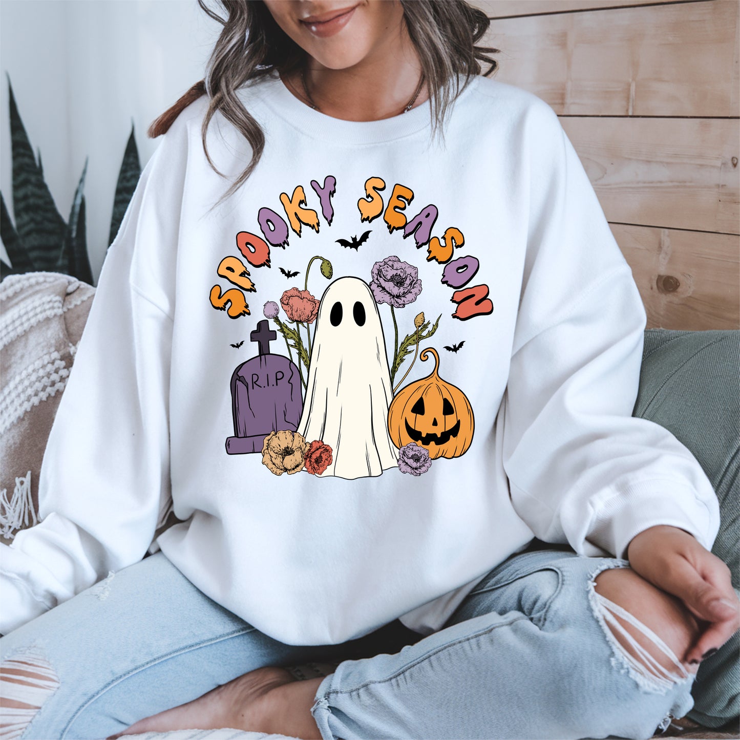 Spooky Season Ghost Halloween Shirt
