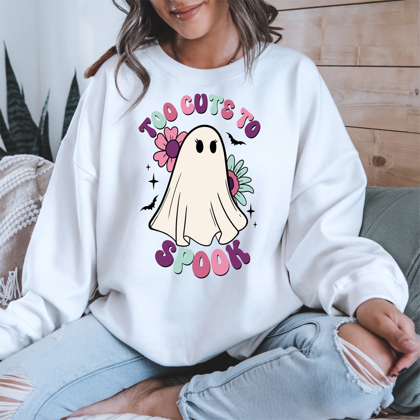 Too Cute To Spook Ghost Shirt