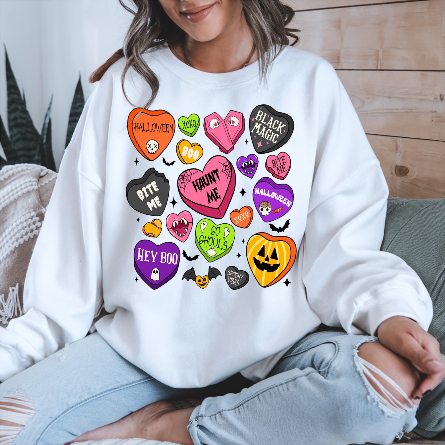 Halloween Candy Hearts Shirt