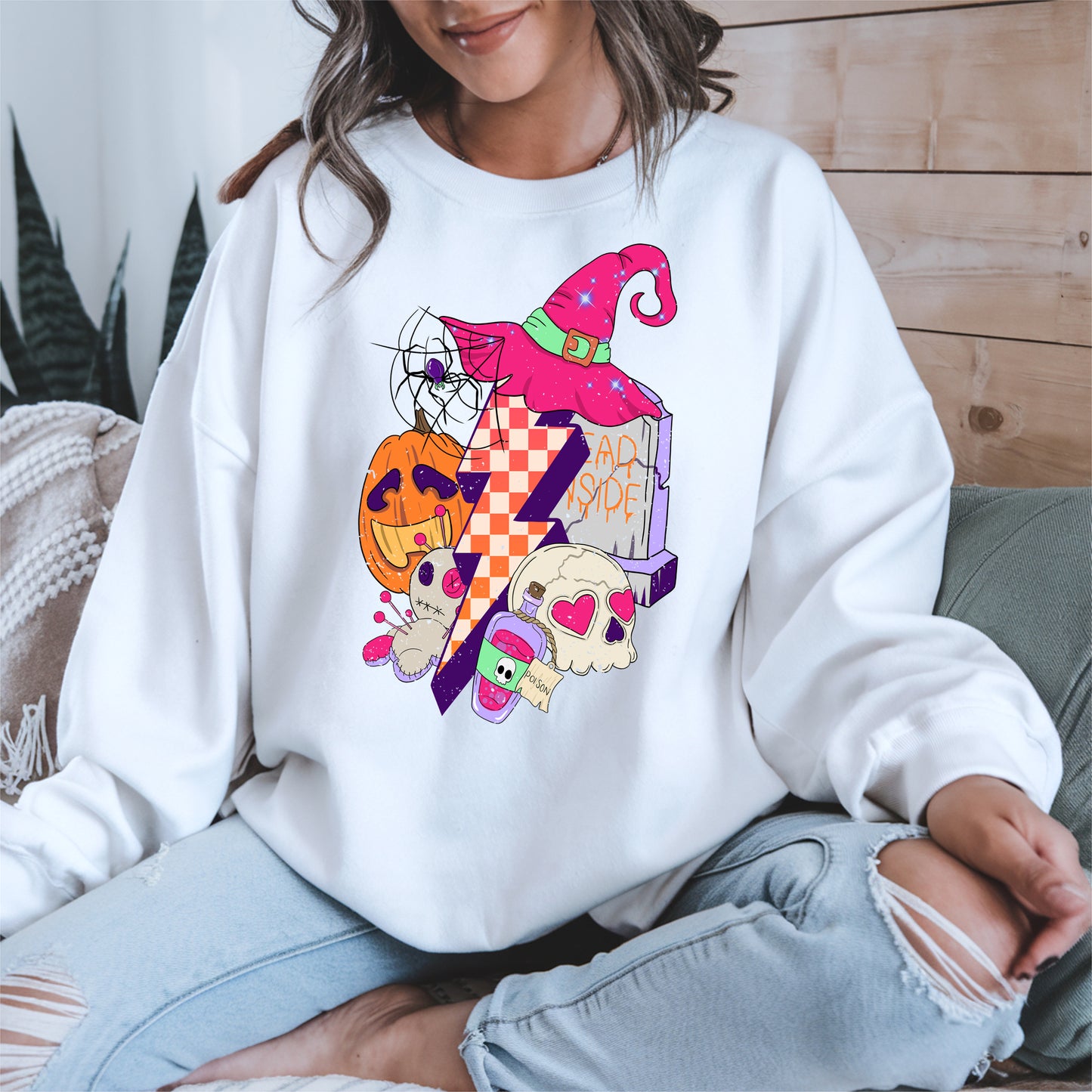 Witchy Lightning Halloween Shirt
