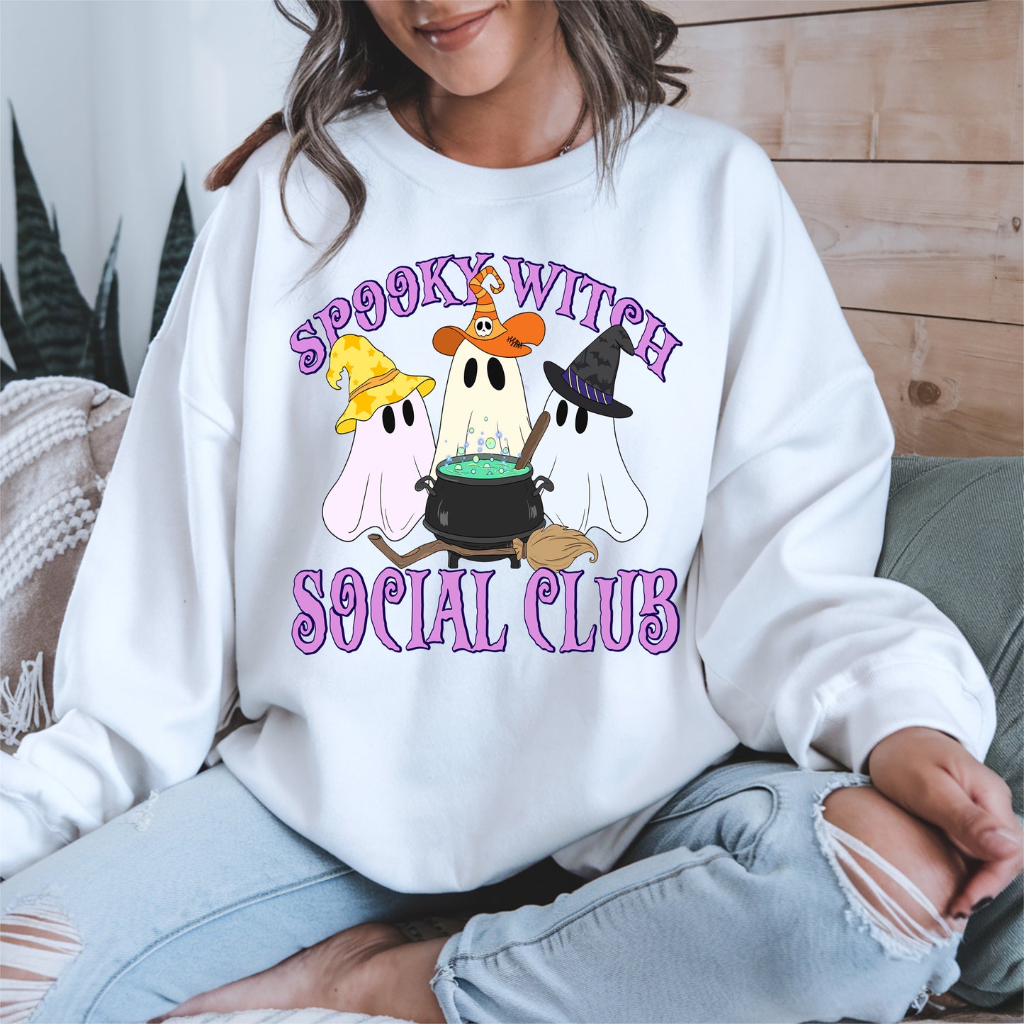 Spooky Witch Social Club Halloween Shirt