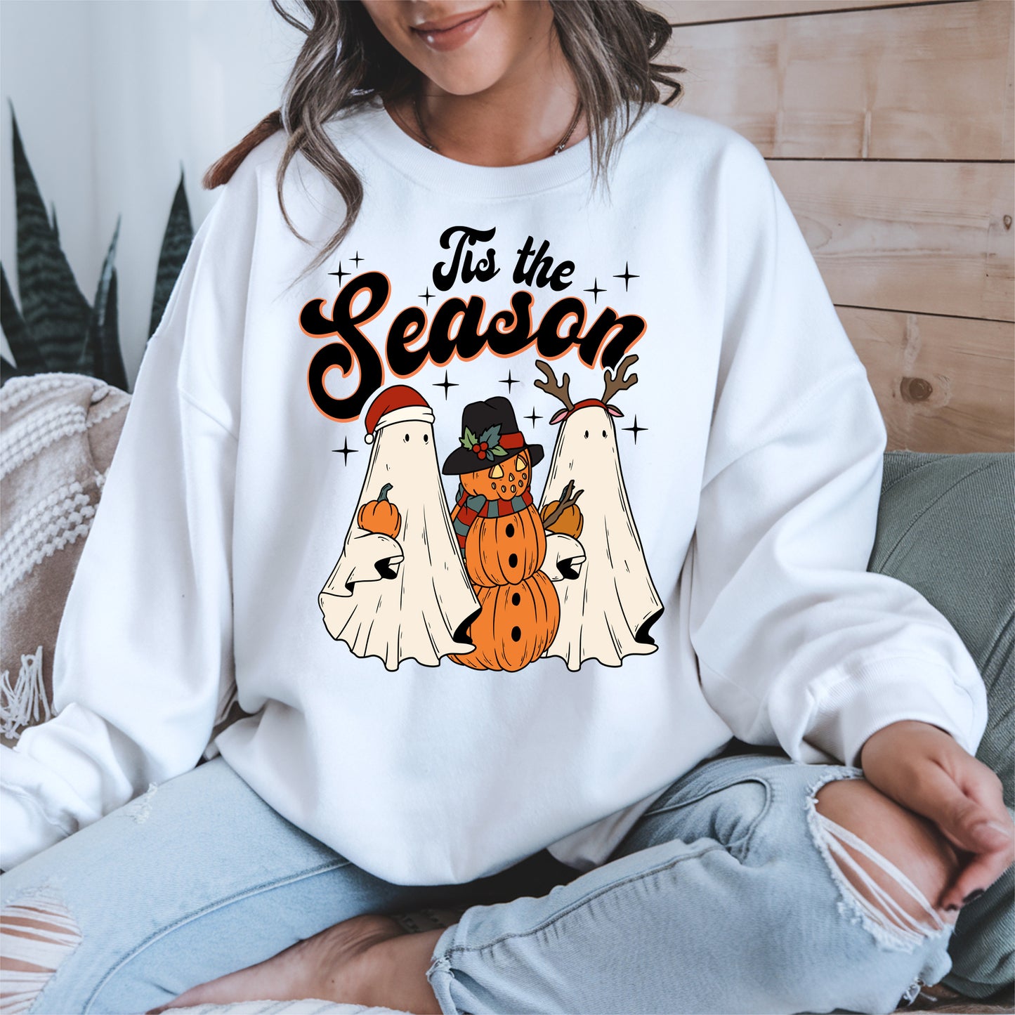 Ghost Pumpkin Season Shirt Halloween
