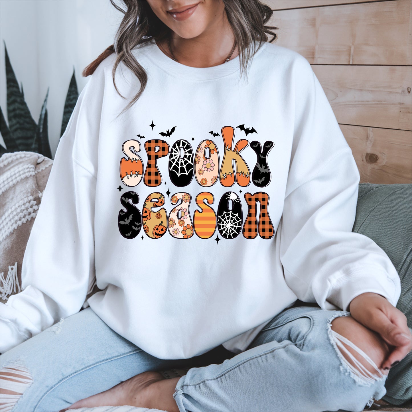 Retro Spooky Season Halloween Shirt
