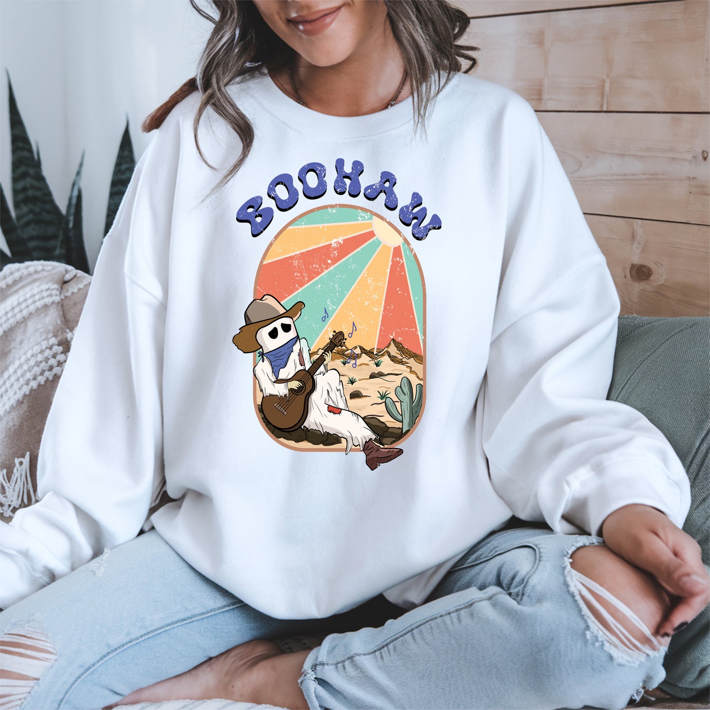 Boohaw Singing Ghost Western Tee