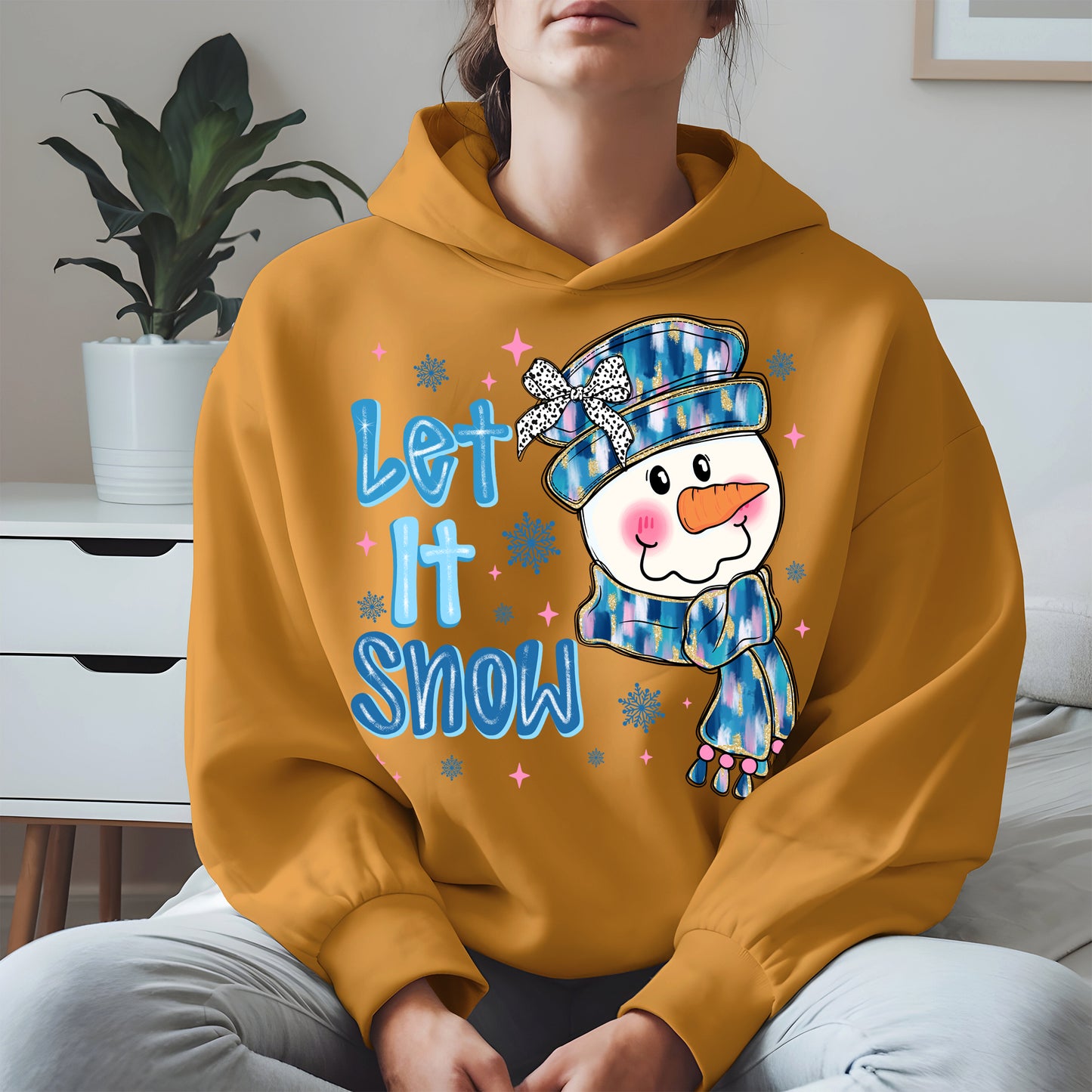 Cute Snowman Face Christmas Shirt