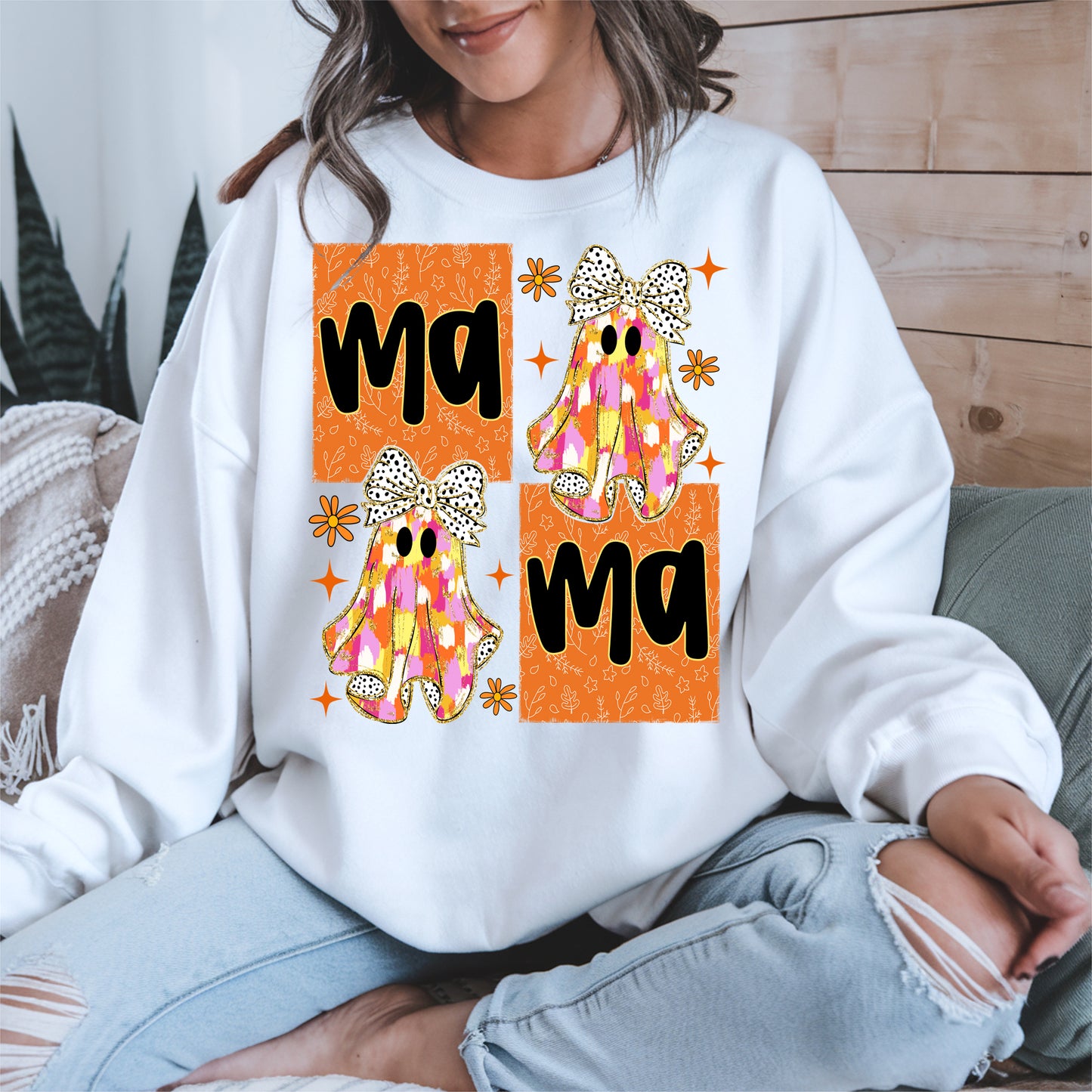 Mama Boo Ghost halloween shirt