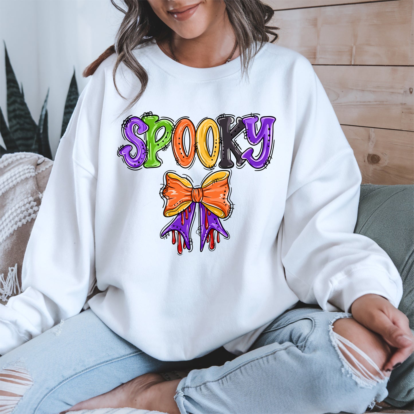 Spooky Letter Hand-drawing shirt