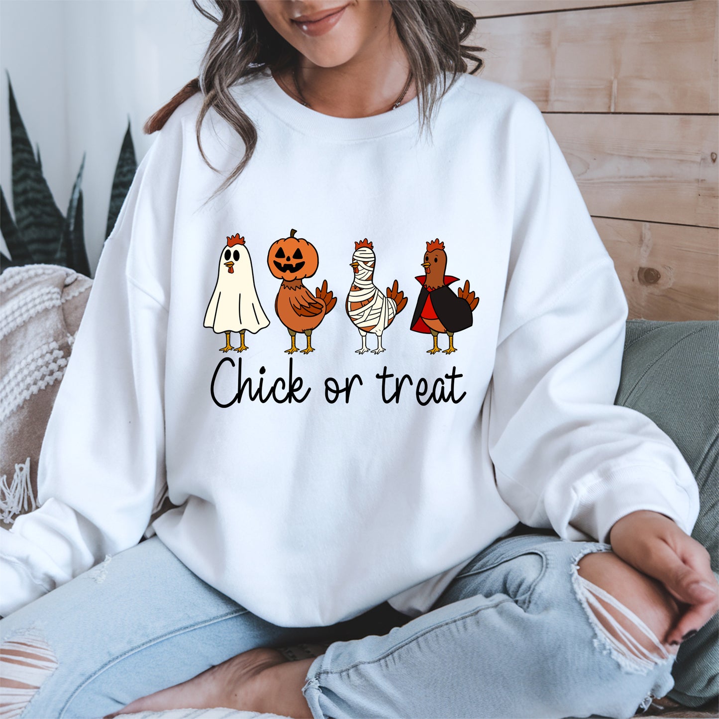 Chick or treat halloween shirt