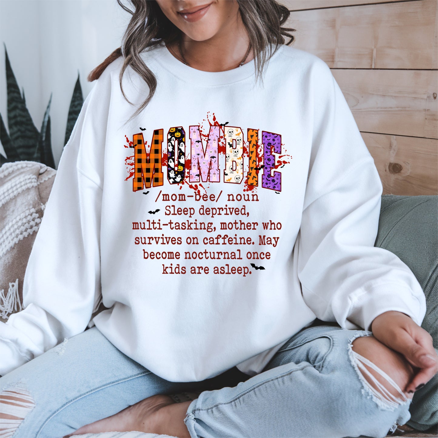 MOMBIE Halloween shirt and hoodie