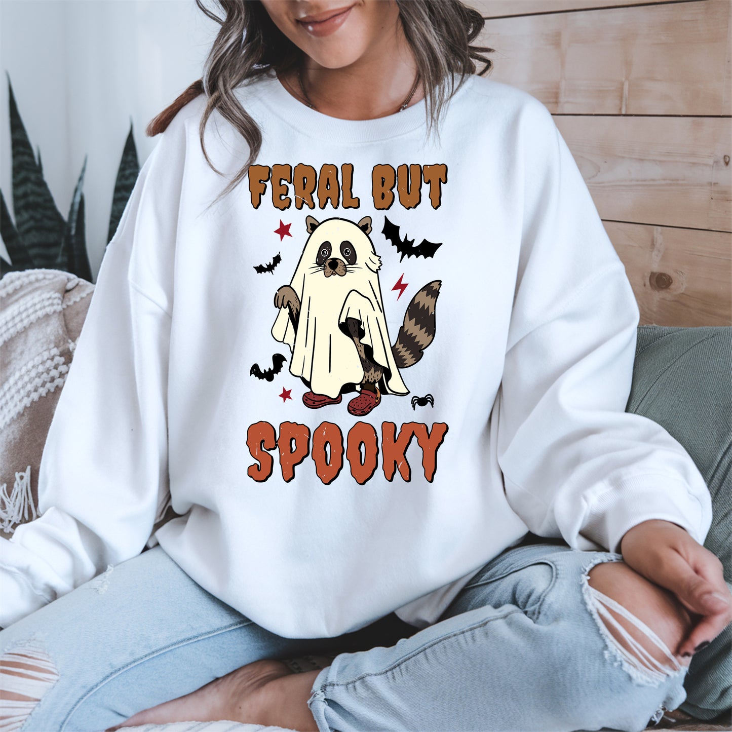 Feral But Spooky halloween shirt