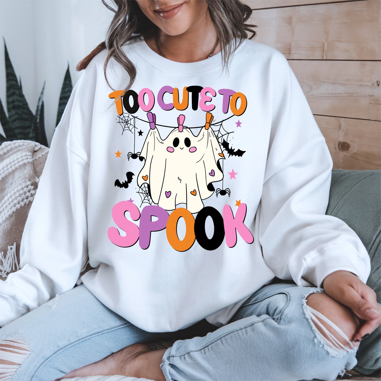 Too cute to spook halloween shirt