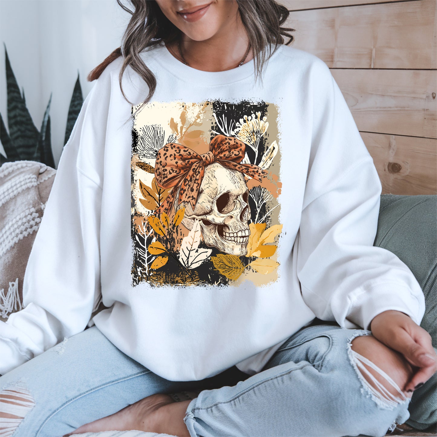 Skull Coquette Boho halloween shirt
