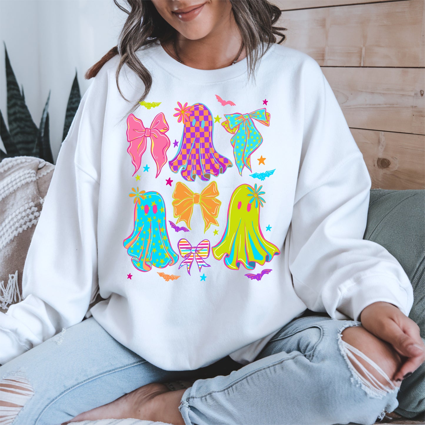 Neon Ghost Coquette halloween shirt