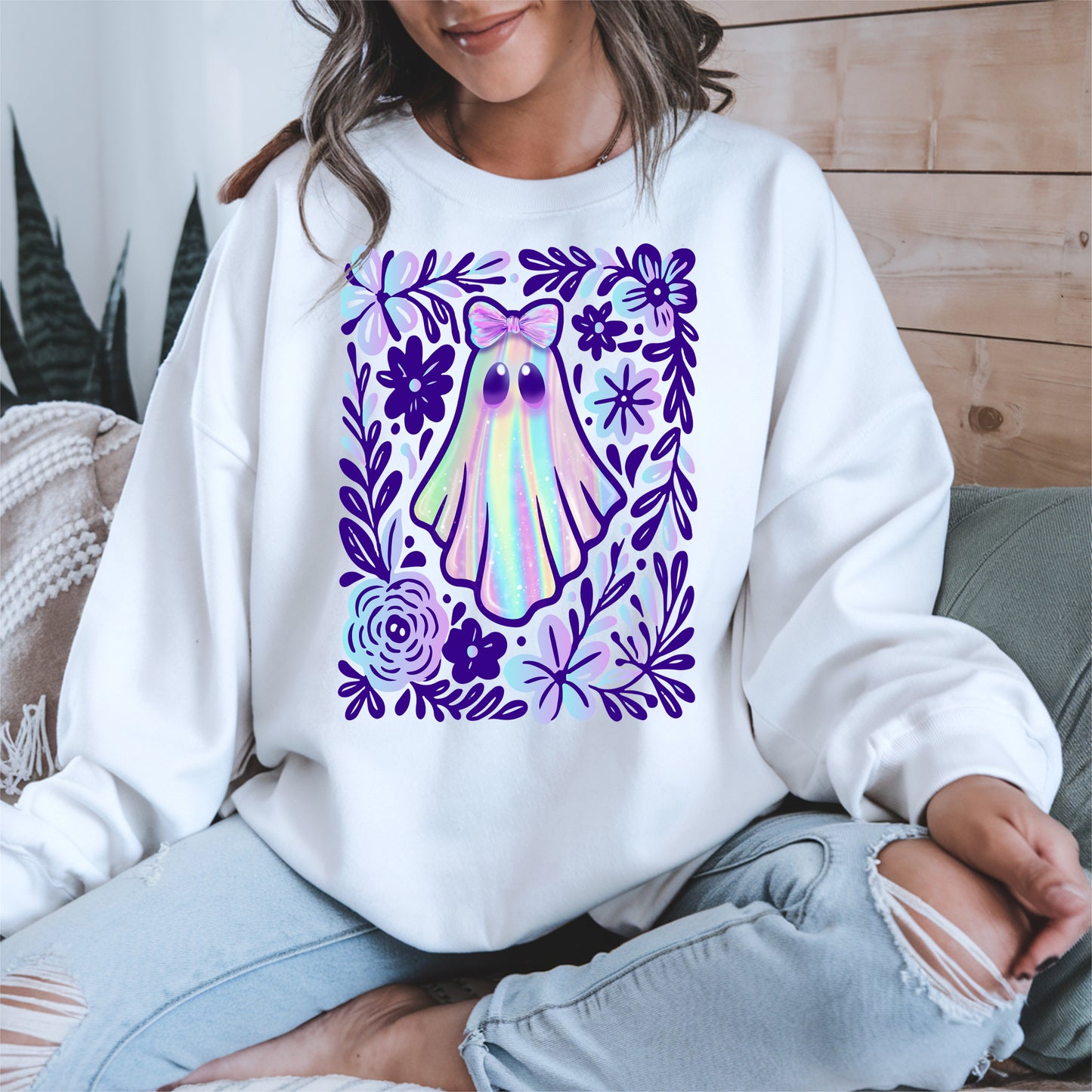Iridescent Ghost halloween shirt