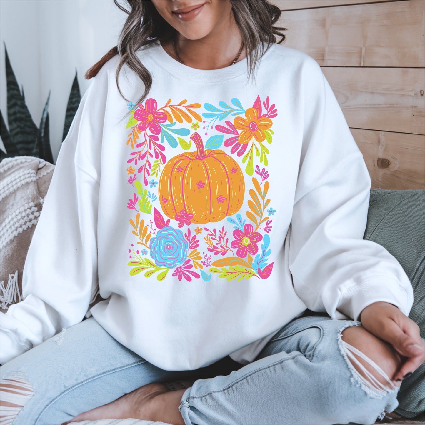 Neon Pumpkin halloween shirt