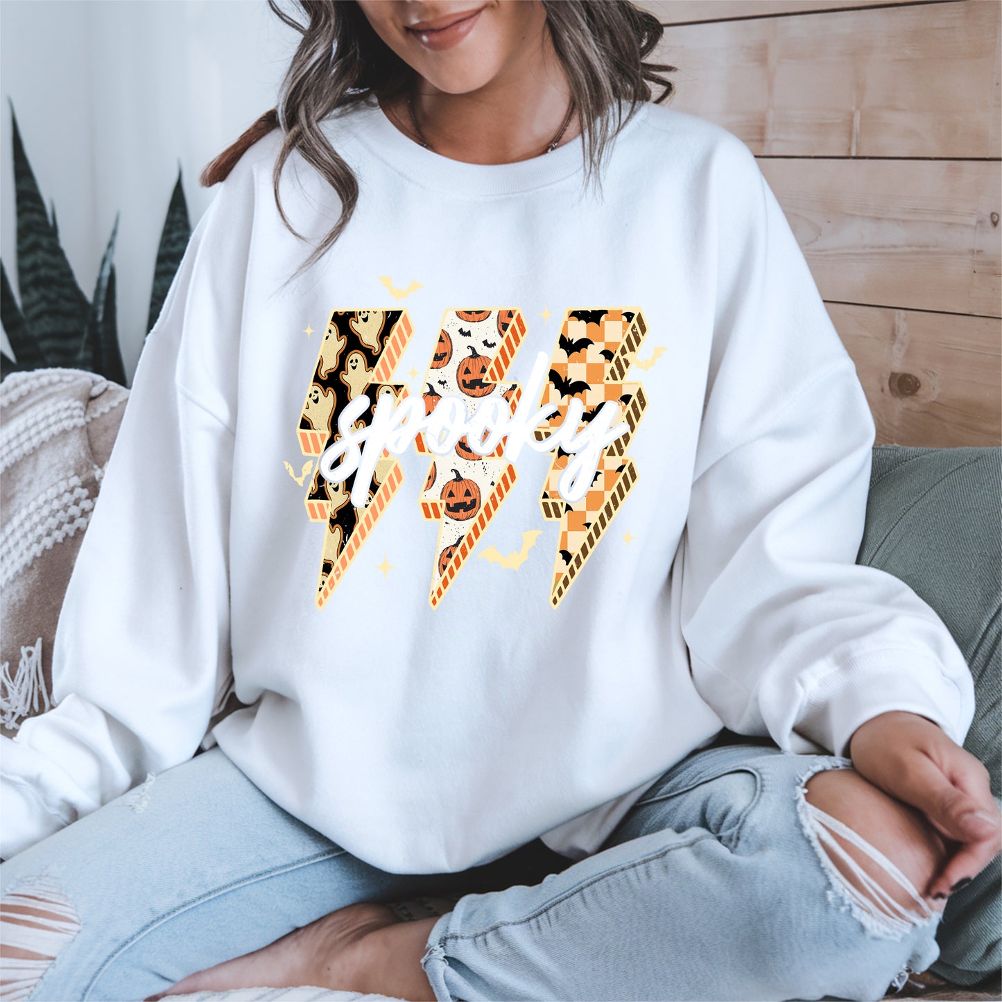 Spooky Lightning Bolt Halloween shirt