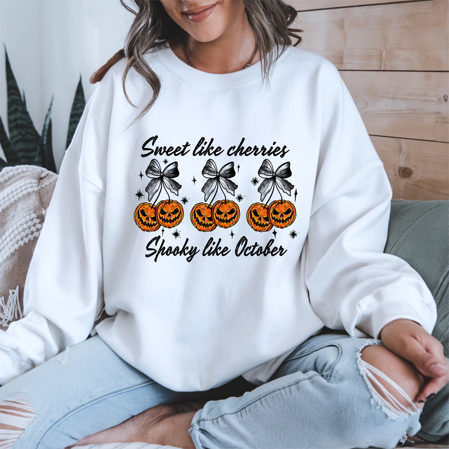 Sweet like cherries Spooky like October shirt