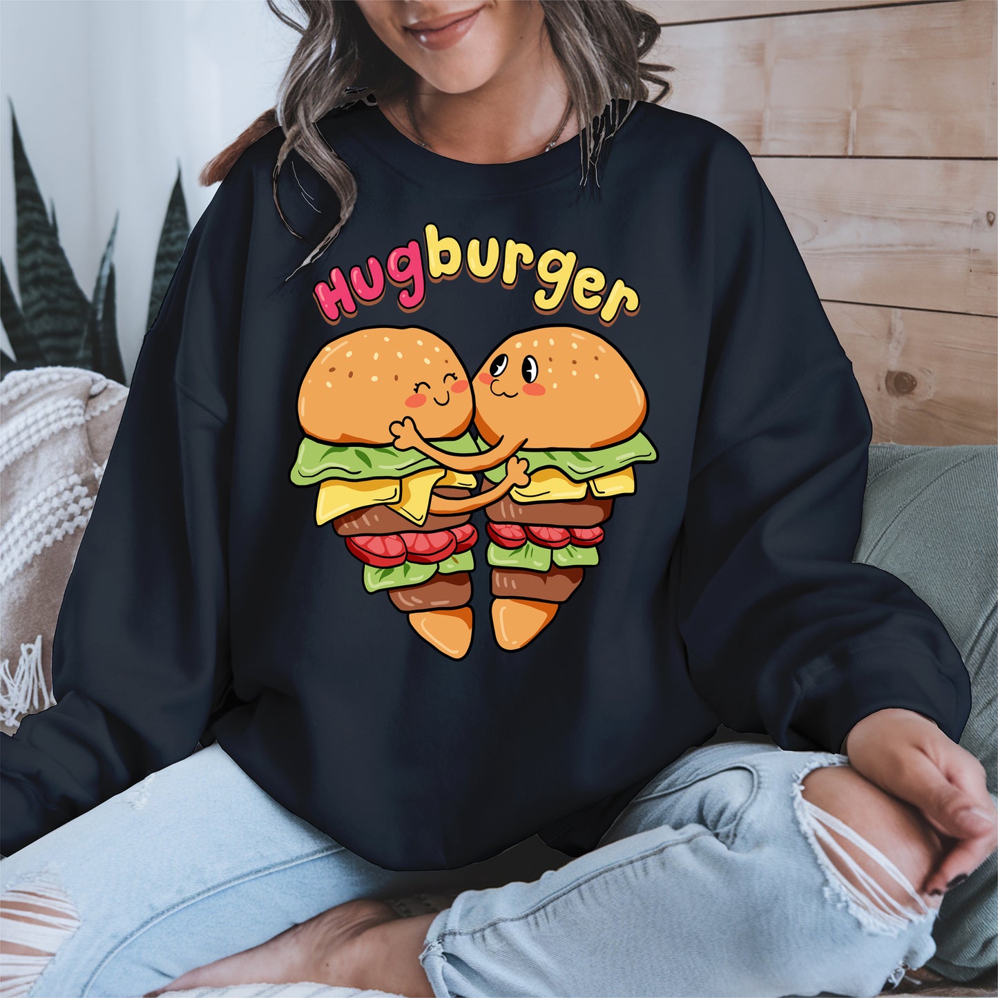 Hugburger Cute Couple Shirt