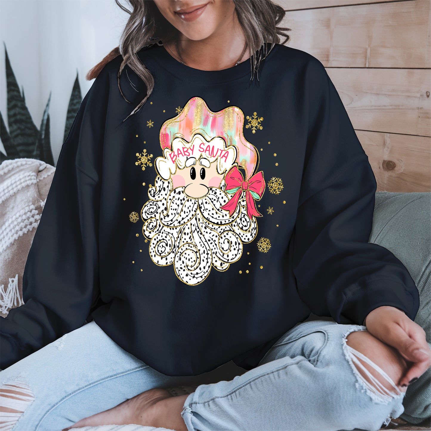Santa Baby Shirt, Cute Christmas Sweatshirt, Hoodie