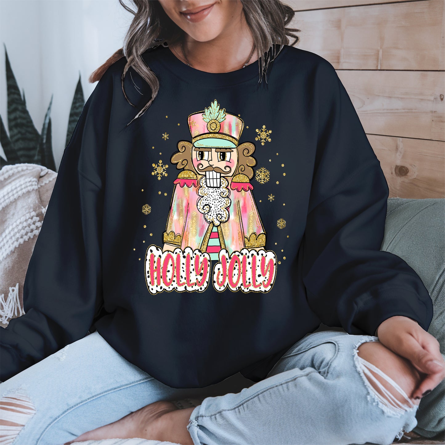 Holly Jolly Nutcracker Christmas Shirt Hoodie