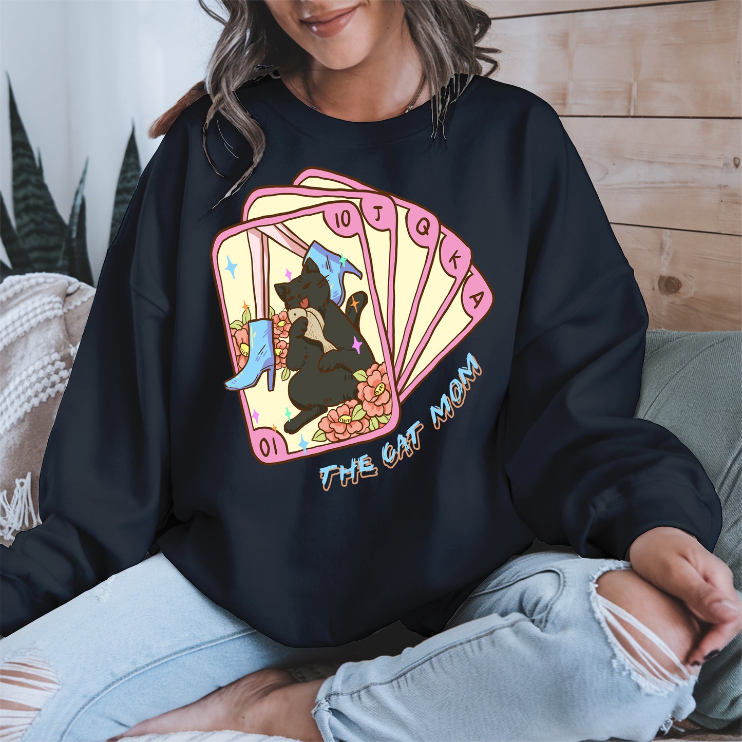 The Cat Mom Tarot Card Tee