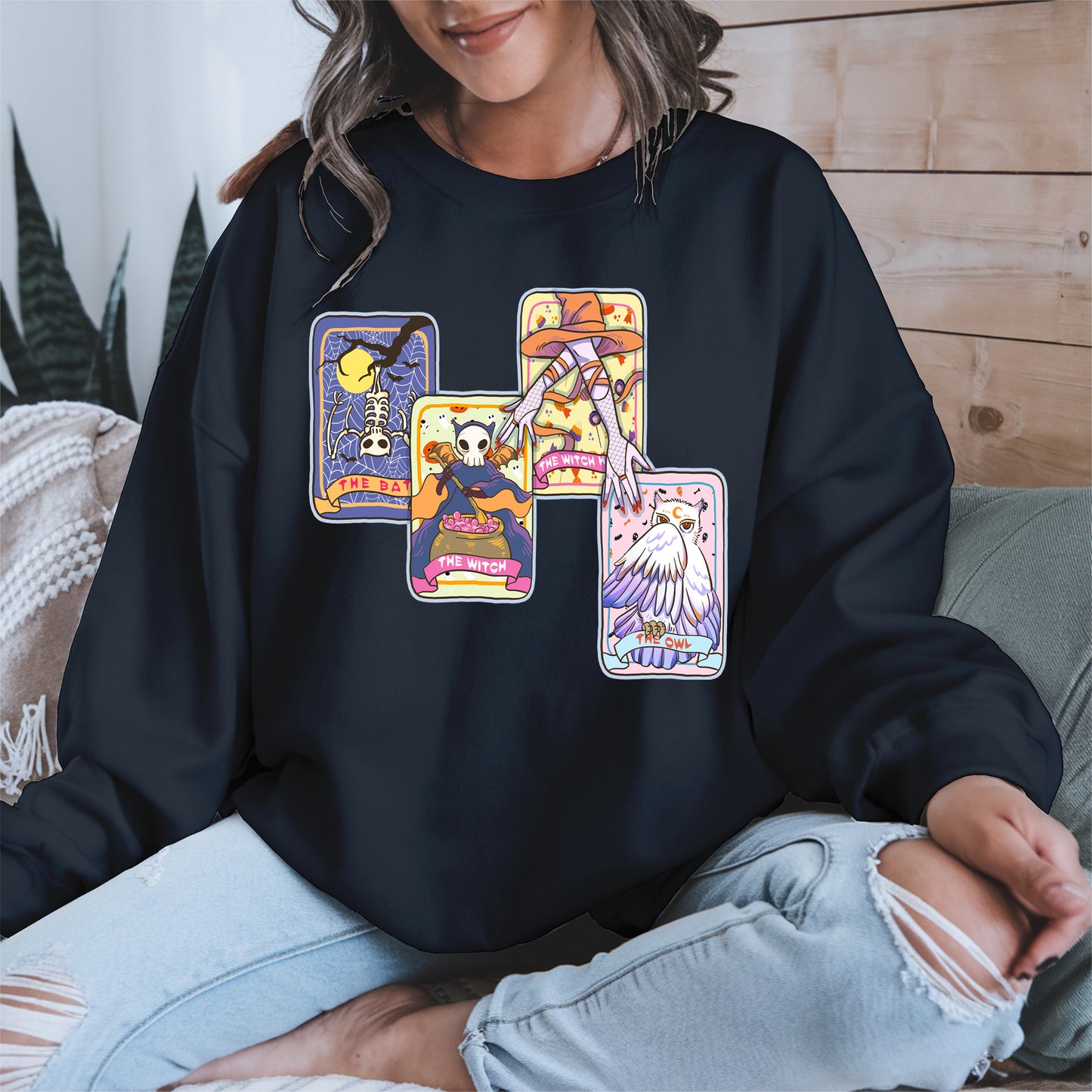 Halloween Tarot Card Trio Tee