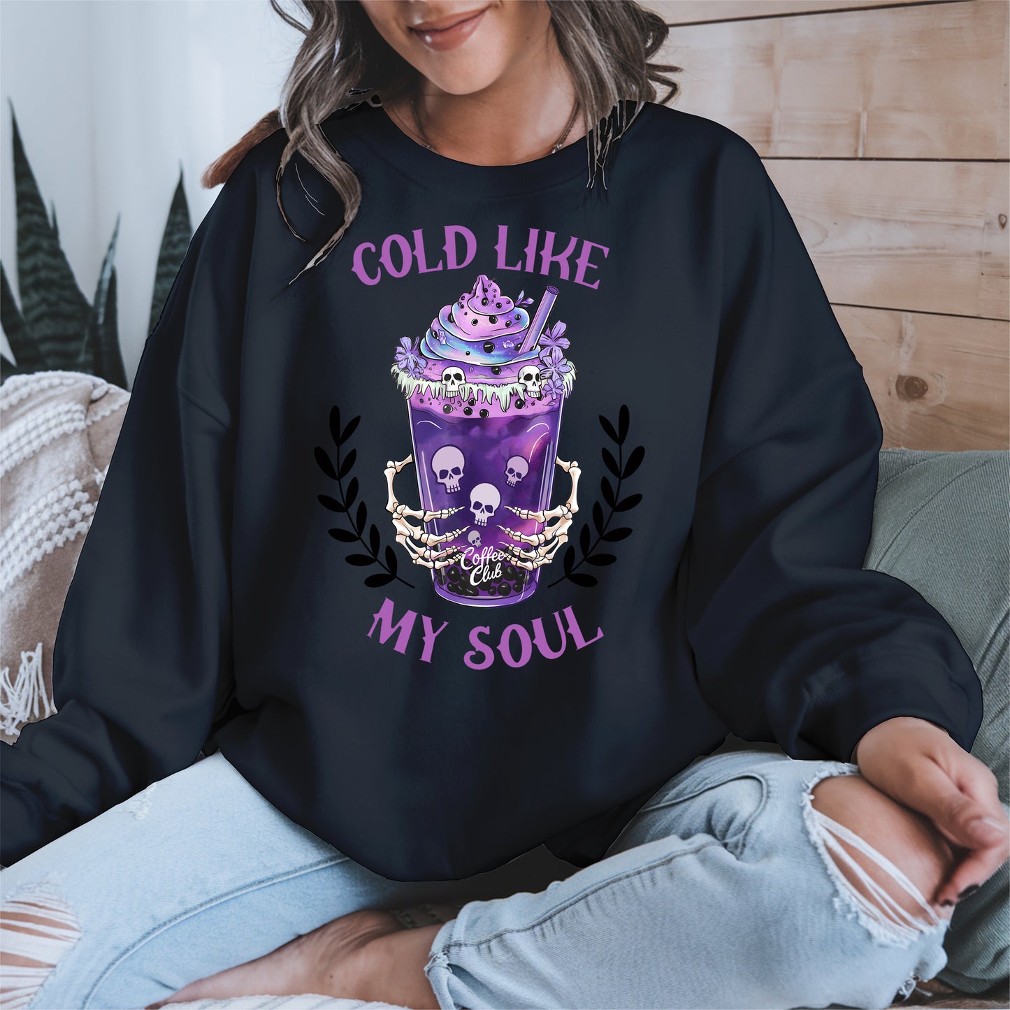 Cold Like My Soul Iced Coffee Halloween Shirt