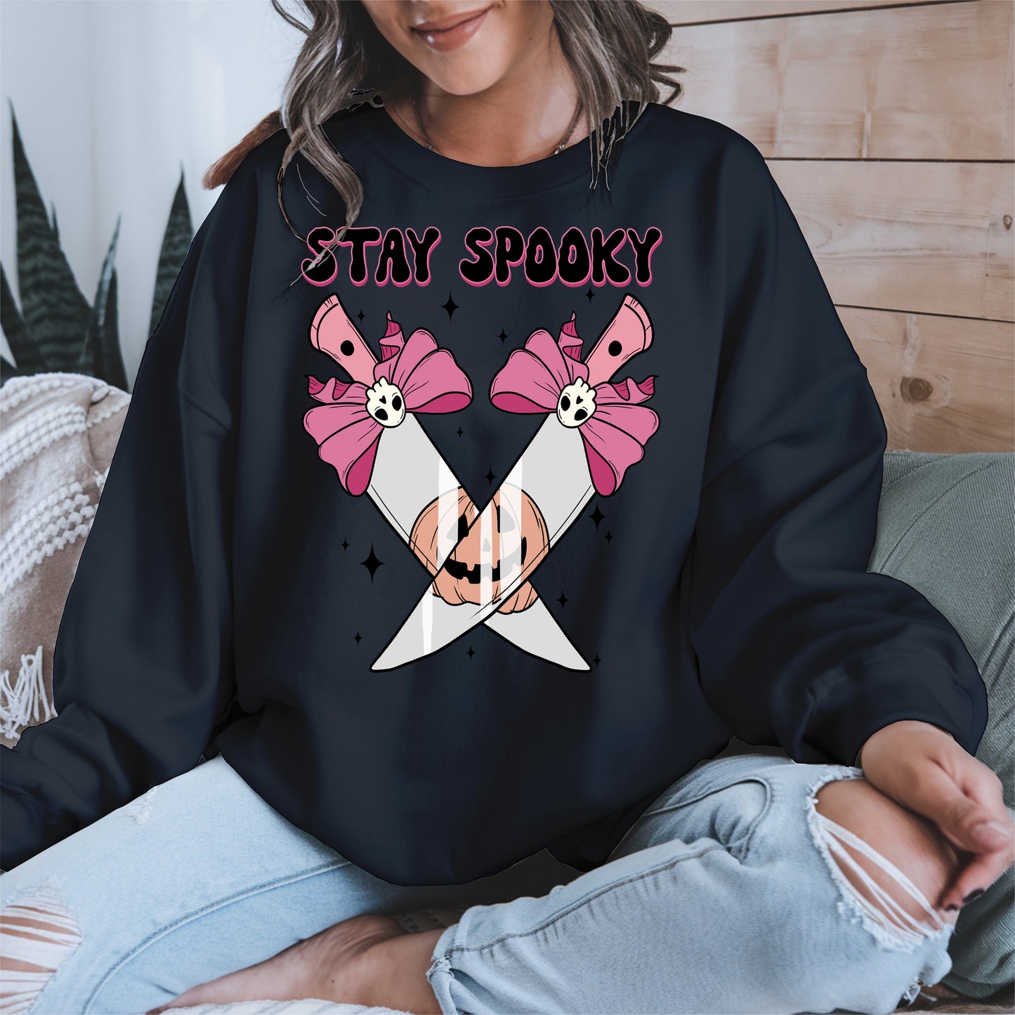 Stay Spooky Knife Halloween Shirt