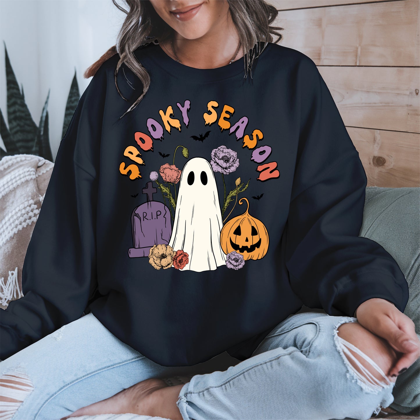 Spooky Season Ghost Halloween Shirt