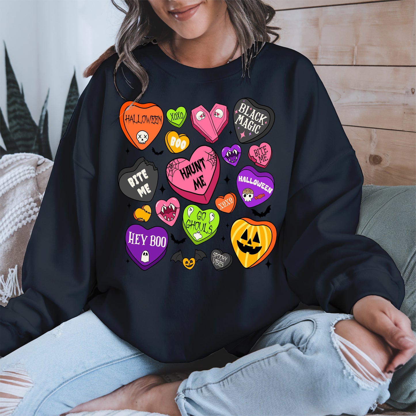 Halloween Candy Hearts Shirt