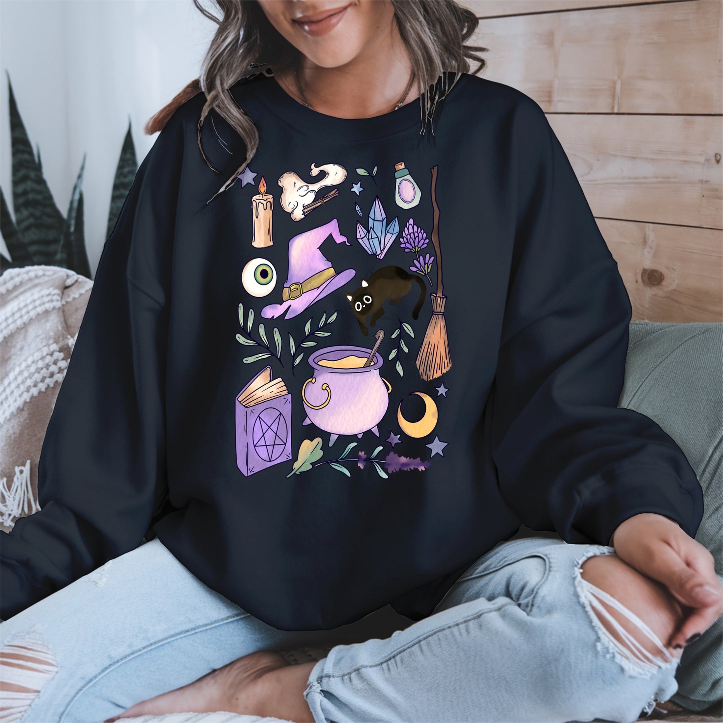 Witchy Aesthetic Halloween Shirt
