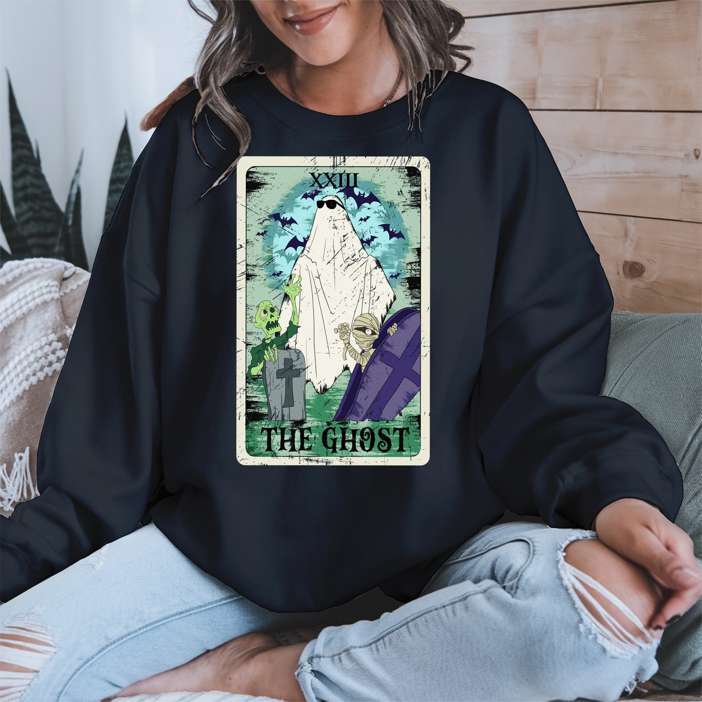The Ghost Tarot Halloween Shirt