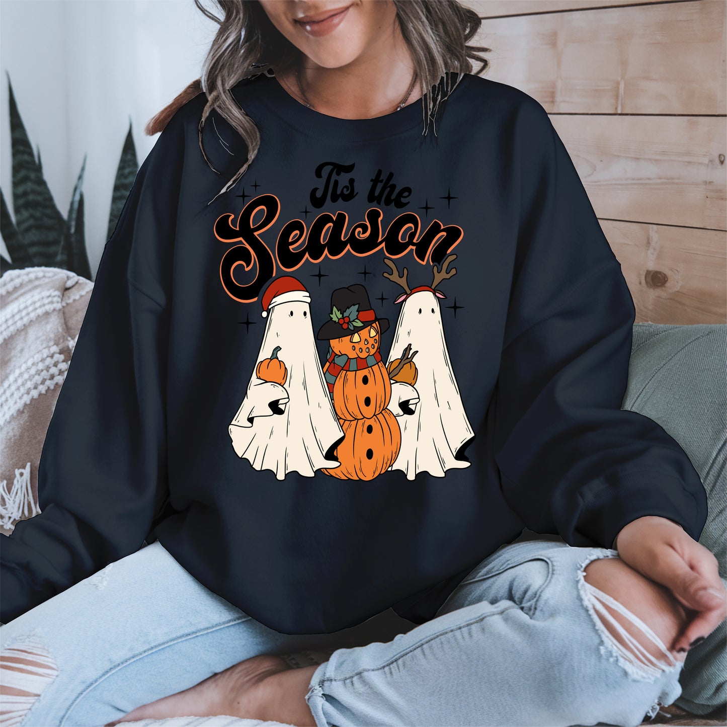 Ghost Pumpkin Season Shirt Halloween